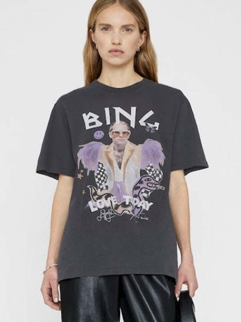 ANINE BING Lili Tee x Iscreamcolour x Elton John Size XS